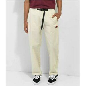 KROOKED SKATEBOARDS EMBROIDERED EYES RIPSTOP PANT (ECRU) Size XL